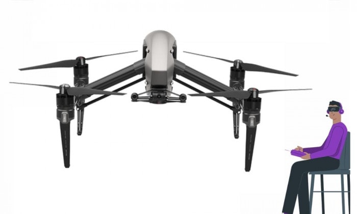 DJI Inspire 3 cinema drone used for professional filmmaking