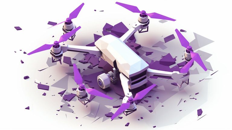 Broken consumer drone illustrating when DJI Care Refresh replacement claims apply