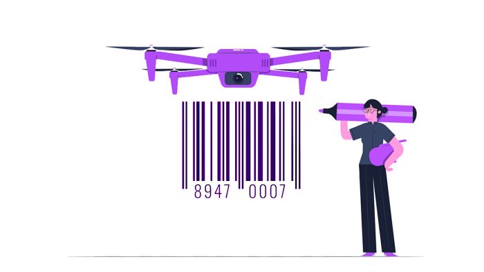 DJI flight controller serial number location on RC controller back panel